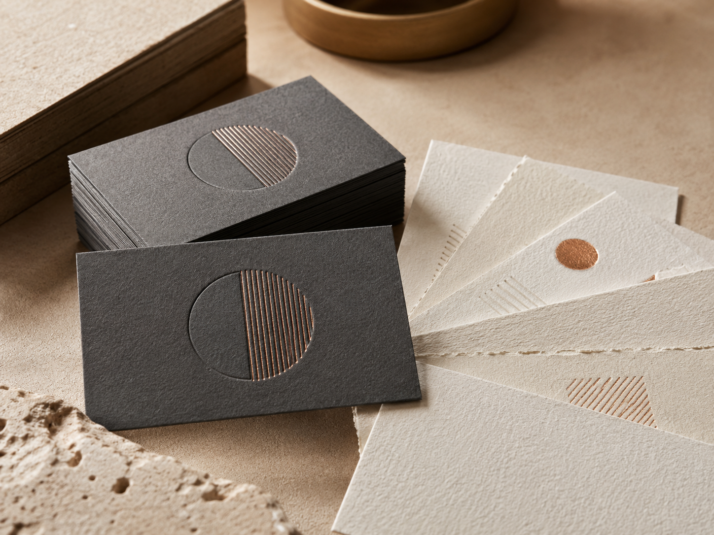 Branded finishing detail from the TruePrint catalogue