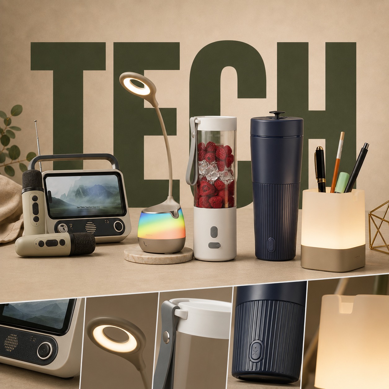 Branded technology products for an employee joining kit